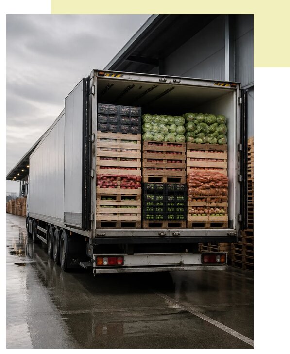 Перевозка плодоовощной продукции в Кострому по цене от 5105 р. | Агросервис-Кст